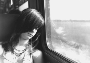Woman Sleeping on train tiredness insomnia sleep manchester sleep counsellor