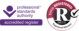 Registered Member of the BACP MBACP Manchester City Centre Logo 099216 Professional Standards Authority